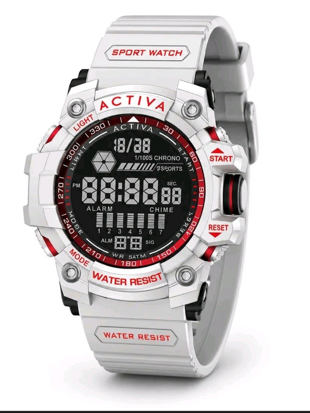 INVICTA STORE:ACTIVA X INVICTA Digital Men's Watch in White.